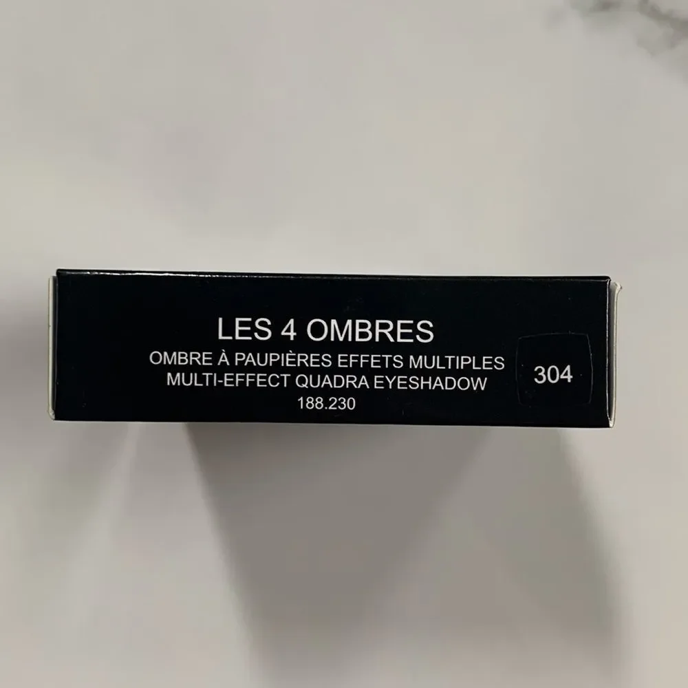 #304 CHANEL LES 4 OMBRES OMBRÉ PAULIÈRES EFFETS MULTIPLES EYESHADOW QUAD New - Picture 4 of 6